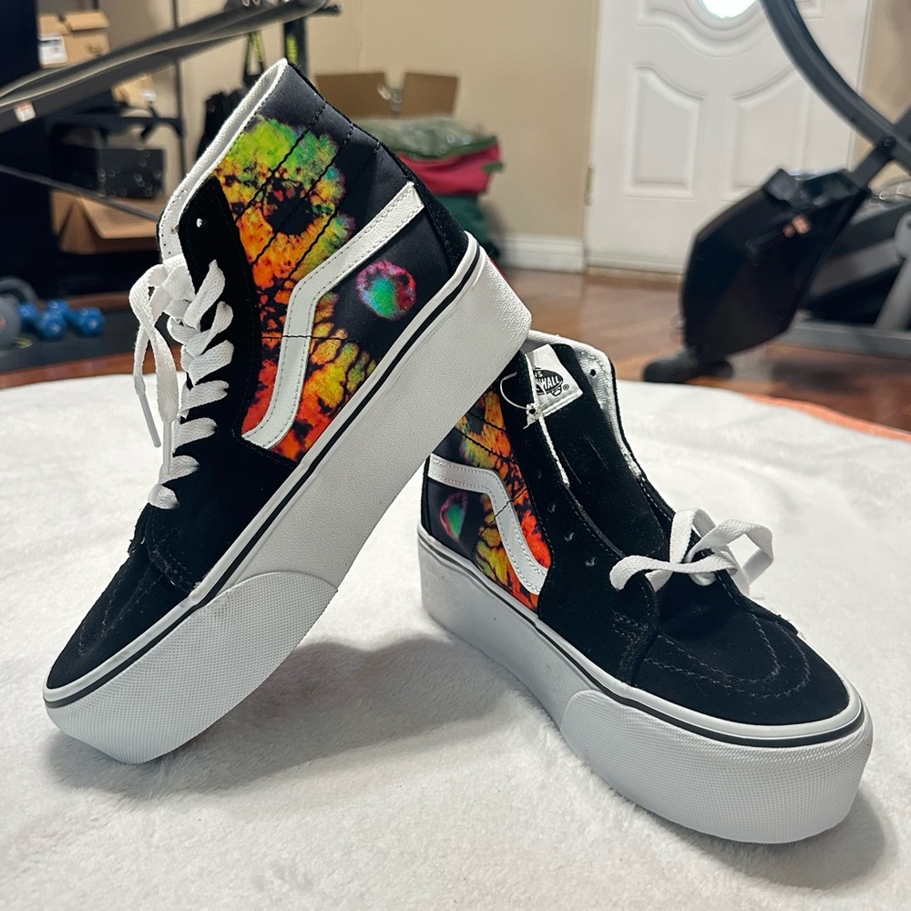 Vans Sk8-Hi Paradoxical Black Tapered Stackform Shoes